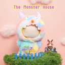 3 x Clothes for labubu Doll 17cm Accessories Suit Cute Clothes for Doll Dress up Monster Style OutfitsDopamine