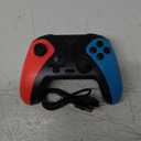 Wireless Switch Controller for Nintendo Switch/Lite/OLED Controller, Switch Controller with a Mouse Touch Feeling on Back Buttons, Extra Switch Pro Controller with Wake-up,Programmable, Turbo Function (Red+Blue)