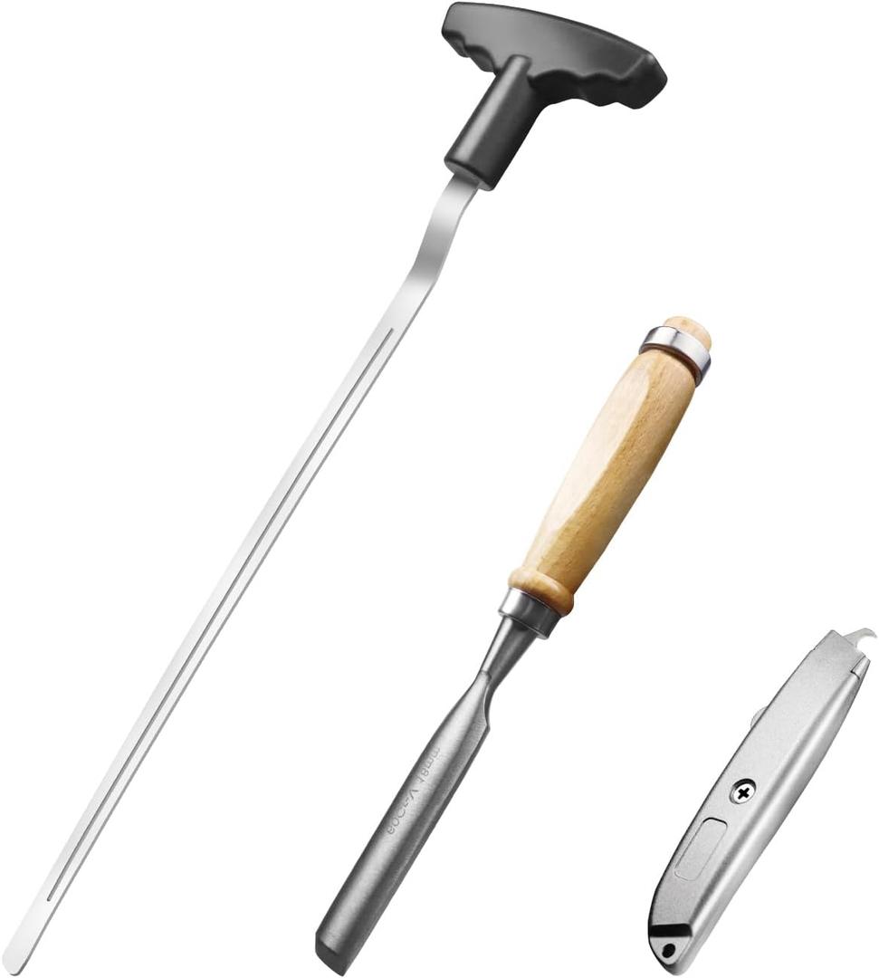 Golf Grip Tape Removal Tool Kit, Grip Remover Saver Perfect for Regripping Graphite and Golf Club Steel Shafts