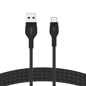 Belkin BoostCharge Pro Flex Braided USB-C to USB-A Cable (2M/6.6FT), Type C to A Cable USB-C USB-IF Certified Fast Charging Cable for iPhone 16 Series, iPad Pro, Galaxy S25, Note, Pixel & More - Black Belkin BoostCharge Pro Flex Braided USB-C to USB-A Cable (2M/6.6FT), Type C to A Cable USB-C USB-IF Certified Fast Charging Cable for iPhone 16 Series, iPad Pro, Galaxy S25, Note, Pixel & More - Black