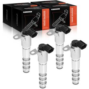 A-Premium 4-PC Engine Variable Valve Timing (VVT) Solenoid Compatible with Chevrolet Equinox Malibu Traverse Impala & GMC Terrain Acadia & Buick & Cadillac & Pontiac & Saab, Replace# 12586722 A-Premium 4-PC Engine Variable Valve Timing (VVT) Solenoid Compatible with Chevrolet Equinox Malibu Traverse Impala & GMC Terrain Acadia & Buick & Cadillac & Pontiac & Saab, Replace# 12586722