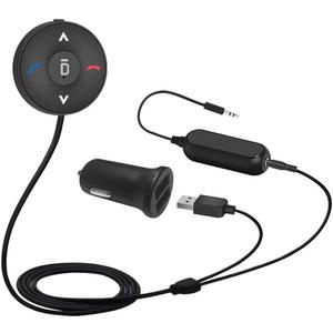 Besign Bluetooth 5.3 Car Kit for Handsfree Talking and Music Streaming, Wireless Audio Receiver Ground Loop Noise Isolator for Car with 3.5mm AUX Input Port