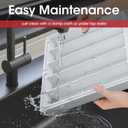 Aujen Silverware Organizer - Expandable Kitchen Drawer Organizer, Adjustable Utensil Organizer, Cutlery Tray for Forks, Knives, Multipurpose Kitchen Organizers and Storage Solution, White, Large