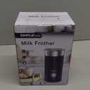 SIMPLETASTE Milk Frother, 4-in-1 Electric Milk Steamer, Automatic Warm and Cold Foam Maker and Milk Warmer for Latte, Cappuccinos, Macchiato (Blue)