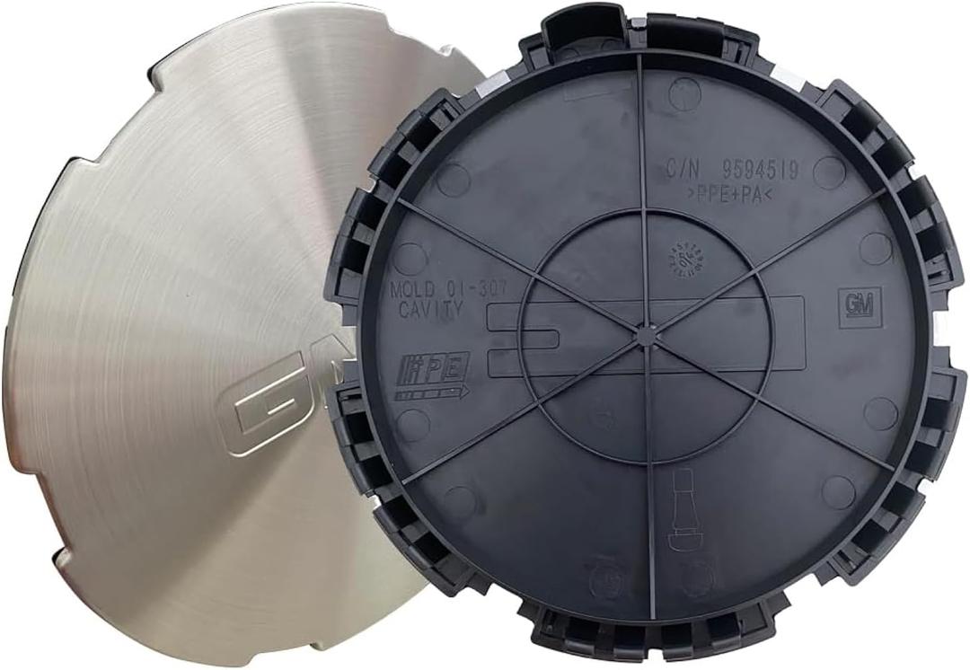 Brushed Silver Wheel Center Cap Hub Cap 9594519#9595216 for Yukon Denali Sierra Savana 2003-2007 1pc