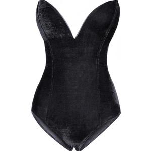 Anime Women's Bunny Girl Costume One Piece Bodysuit Halloween Cosplay Catsuit Bunny Headband Stockings Set. Size L