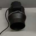 FASDUNT 6 Inch Inline Duct Fan with EC Motor - High-Performance 45W, 2600rpm Speed, 430 CFM Airflow for Optimal Ventilation in Bathrooms, Kitchens & Grow Tent, 3D Printer (Black)