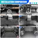 Titibett Floor Mats Cargo Liner Fit for 2025 2026 Toyota 4Runner 5 Seats Only Gas Floor & Trunk Mats Compatible with 4Runner Interior Accessories, 4PCS