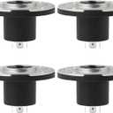 OTOTEC 4X 4-Pin Round Configuration Metal Panel Connectors Neutrik NL4MPR Compatible with Speak-ON