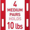 Command 10 lb Medium Picture Hanging Strips 16 Pairs (32 Command Strips), Damage-Free Hanging Picture Hangers, No Tools Great for Home Decor, Black Adhesive