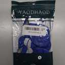 YAODHAOD Dog Shoes for Small Dogs, Puppy Dog Boots & Paw Protector for Winter Snowy Days, Anti-Slip Sole Dog Booties for Indoor Hardwood Floor 4PCS (Blue, Size: 5)