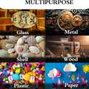 Hot Glue Sticks, Full Size, 8" Long x .43" Diameter, Clear, 100 Sticks, PALOKA