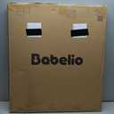 Babelio Baby Gate, 29-43" Auto-Close Easy Install Pet Gate, PressGuard P7 Extra Wide Walk Thru Child Safety Gate, 30" Tall Pressure-Mounted Metal Dog Gate for Doorways & Stairs, Black