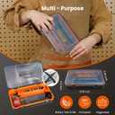 HARDELL Mini Cordless Rotary Tool, 5-Speed and USB Charging with storage case, Multi-Purpose 3.7V Power Rotary Tool for Sanding, Polishing, Drilling, Etching, Engraving, DIY Crafts