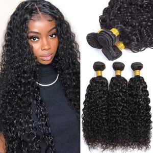 Natural Black Human Hair Bundles 14 16 18 Inch Jerry Curly Wave Bundles Human Hair Unprocessed 11A Brazilian Virgin Soft Quick Weave for Black Women