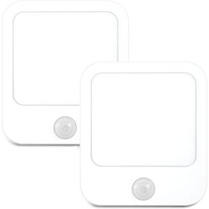 MCHIVER Cloudy Knoxville Gradient Night Light LED Plug Into Wall Motion Sensor Dusk to Dawn Sensor Portable Nightlights for Hallway Kitchen Stairway Bedroom