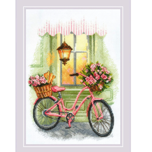Riolis counted cross stitch kit "A Floral Trip", 21x30cm, DIY