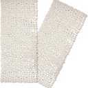 Bathtub Mat Non Slip 2 Pack, 35 x 16 Inches Pebble Shower Mat with Suction Cups and Drain Holes, Bath Mat for Shower, Bathroom Tub (Beige)