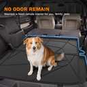 KUST Trunk Cargo Mat for 2011-2019 Ford Explorer, Rear Cargo Trunk Liner for Explorer Accessories All Weather Protection TPE Rubber Raised Edge