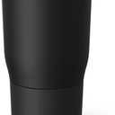 BrMate Nav 25oz 100% Leak Proof Insulated Travel Tumbler with Magnetic BevLock Lid - Double Wall Cup-Holder Friendly Stainless Steel Mug (Matte Black)