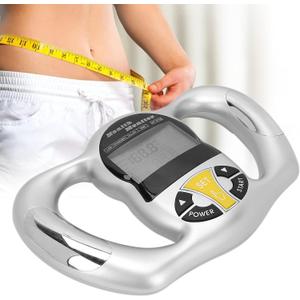 ZJchao Body Fat Analyzer, Handheld Body BMI Fat Meter, Body Analyzer Monitor Meter, Household Fat Measurement of The Fat Rate