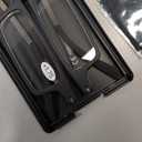 HIGHLIKE Hard Cases Folding Reading Glasses, Pocket Wallet Purse Compact Spring Hinge Readers, Transparent Clear Lens