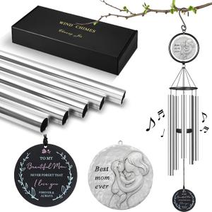 Gifts for Mom from Daughter Son Kids,Birthday Gifts for Mom, Perfect Present for Mothers of All Ages, 36 Outdoor Wind Chimes