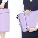13 Inch Laptop Sleeve Case for 13-inch New MacBook Air M5 A3449 M4 A3240 2025 2026,13 13.6 Inch MacBook Air 13 M3/M2/M1 2020-2024, Computer Carrying Bag with Handle, Purple