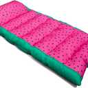Big Joe Kona Hammock No Inflation Needed Pool Lounger with Headrest, Quick Draining Fabric, 4 feet Big (Summer Melon)