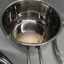 Aufranc Stainless Steel pots and pans set, 6 Piece Nonstick Kitchen Induction Cookware Set,Works with Induction/Electric and Gas Cooktops, Nonstick, Dishwasher