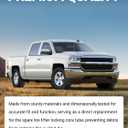 47822 Spare Tire Hoist Cover fit for 1500 2500 3500 HD Classic & GMC Sierra 1500 2500 3500 HD 1999-2007 Chevrolet Spare Tire Carrier Lock Cover
