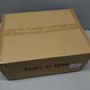 20'' Farmhouse Chandelier, 4-Light Black and Gold Dining Room Light Fixture Over Table, Rustic Industrial Drum Hanging Pendant Lights Fixture for Kitchen Island Living Room Bedroom Hallway Entryway