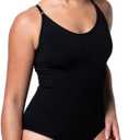 HeyShape Snatched Women's Shapewear Bodysuit Tummy Control Body Shaper - Seamless Sculpting Waist Body Suit (Black)