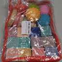 Jyusmile Baby Toys 6-12 Months, Montessori Toy for Babies 6-12 Months, Incl Stacking Building Blocks & Soft Infant Teething Toys & Sensory Balls for Toddlers 0-3-6-9-12 Month