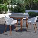 Covers & All Round Table Top Cover, 12 Oz Waterproof UV & Weather Resistant Patio Table Cover, Outdoor Table Cover for Patio Outdoor Furniture & Coffee Table (48" Dia x 4" H Inches, Gray) (Grey)