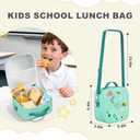 Orylia Kids Lunch Box Insulated Reusable Lunch Bag, Green - Play