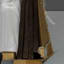 Vrisa Wood Can 5.3 Gallon Office Wastebasket Farmhouse Rectangular Garbage Can with Built-in Handles Small Can for Bedroom Office Kitchen Bathroom Under Desk Large Storage (1 Pack, Rustic Brown)