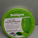 Boltigen 1-1/2'' Pool Backwash Hose, 100 Feet Heavy Duty PVC Pool Drain Hose with Clamps, Lay Flat Water Discharge Filter Pump Hose for Swimming pools, High Pressure Pool Pump Hose