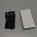 Adjustable Battery Charger with USB Smart Universal 2-Bay Charger Universal Lithium 18650 Battery Charger for 3.7V Li-ion 10440 14500 16340 16650 14650 13350 18500 18650 26650 - No Battery