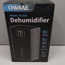 Dehumidifier, 1000 sq.ft Quiet Dehumidifiers for Home Bedroom Basement Bathroom with 95oz Water Tank, Sleep Mode Auto Shut-Off 7 Colors LED Light, Black