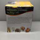 MegaChef 12 Quart Digital Pressure Cooker with 15 Preset Options and Glass Lid, Silver