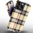 Case Compatible With For IPhone 14 Pro Max, Plaid Pattern Phone Case Drop Protection,Soft Shockproof For Girl Women Boy Men,Case For IPhone 14 Pro Max