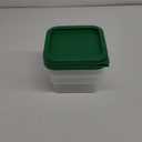 Cambro Set of 3 Square Food Storage Containers with Lids, 2 Quart