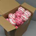 Honoson 48 Pcs Valentine Heart Stress Ball Bulk Relief Heart Shape Stress Ball Squeeze Mini Foam Balls Valentines Day Prizes for Party Favors Gifts Birthday Holiday Office Fillers (2.76 Inch)