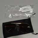 SORVINO Oversized Aviator Sunglasses for Women Men Trendy Retro Bulk Shade Black Faded Sun Glasses Classic UV Protection (Gold Frame/Brown Faded Lens)