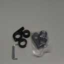 2 PCS Light Bar Mounts, Aluminium Alloy LED Light Mounting Brackets, Sturdy Roll Bar Clamps for Motorcycle ATV UTV Truck, Fit for 0.875" / 1" / 1.125" / 1.26" / 1.375" Handlebar Roll Cages