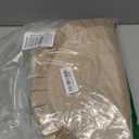 Gejoy 18 Pcs Round Burlap Placemats Wood Bead Napkin Rings with Dinner Napkins Cloth, Jute Heat Resistant Placemats Boho Wooden Rings for Plates Wedding Dining Table