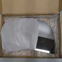 JZSUPER Side Mirror Glass fit for 2007 2008 2009 2010 2011 2012 Nissan Sentra Passenger Right Side RH Convex, Including Adhesive (Non Towing Mirror Glass) (Non Heated)