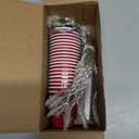 Hiboom 1 Pack 13 FT 20 LED Cups String Lights, Mini Shot Cups Fairy Light Decoration, Battery Operated Party LED Novelty Cup Decor for College Graduation Party Supplies Home (Red)