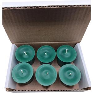 Cypress and Bayberry Scented Natural Wax Votive Candle, 2 oz | 6-Pack